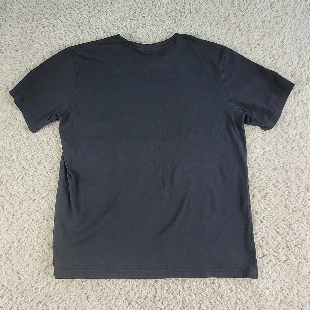 Gymshark T-Shirt Mens L Black Excellent Cotton Short Sleeve Logo A1A3J - Picture 2 of 8